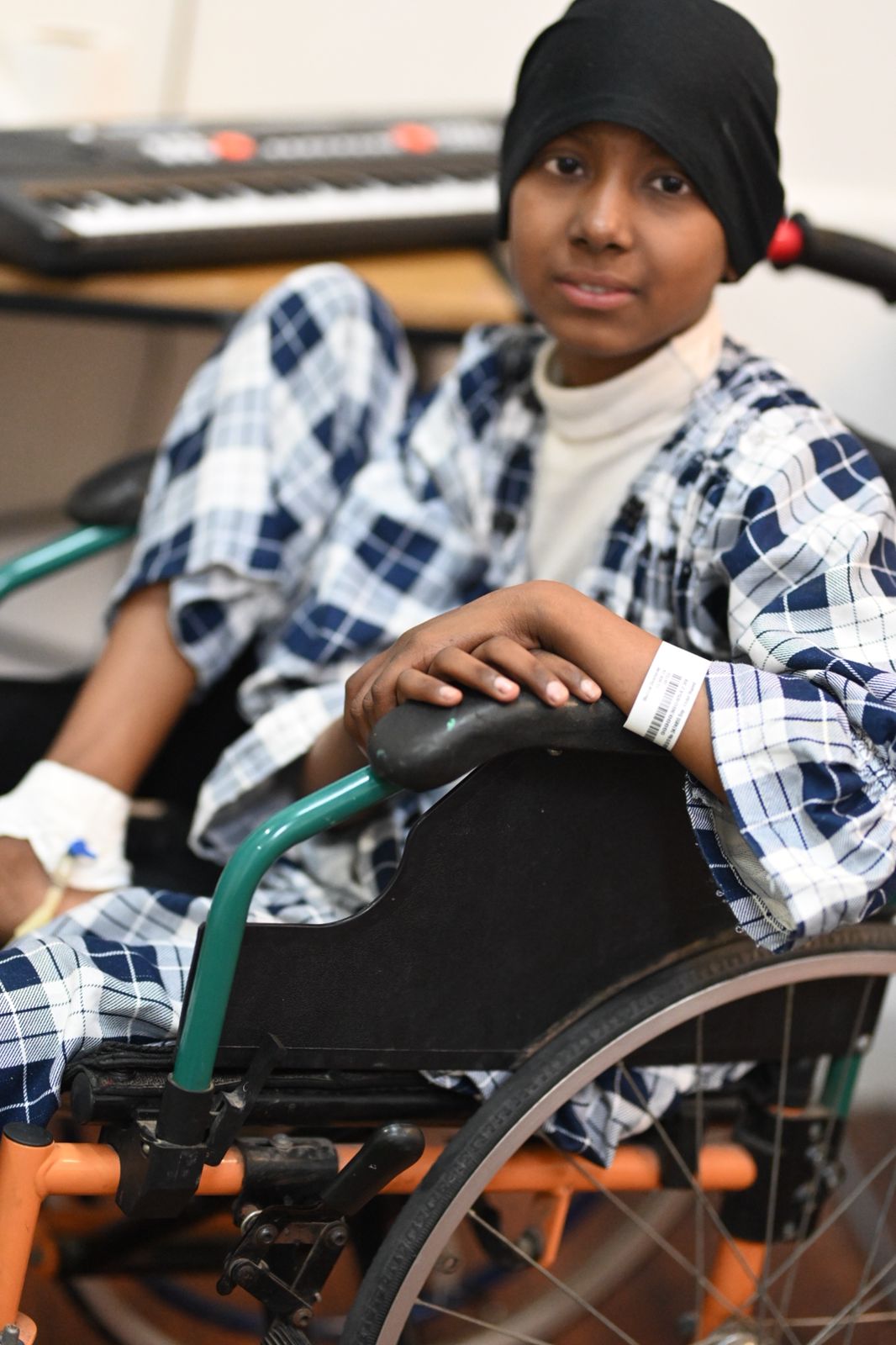 Boy in wheelchair, CCCF Pakistan